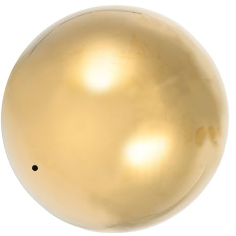 WANGHAHA Starrende Kugel aus Edelstahl, Gartenkugeln, Gartenkugeln aus Edelstahl, Blickkugel, Spiegel, Gartenkugel, Globus, Glatte Gartenkugel, Gartenspiegel, Globus, Metalldekor, helles Licht