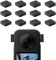 BeisDirect Mikrofon-Windschutz für Insta360 X4 X3 Kamera – Premium-Windgeräuschunterdrückung für knackiges Audio – winddichte Wattepads kompatibel mit X4 X3 Kamera