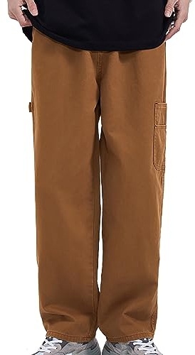 SRZYMJ Kurze Cargohose Herren Jogginghosen Freizeithosen Outdoor Hosen für Angeln Trainingshosen Hosen Sport mit reißverschluss Softshellhose Atmungsaktiv Motorradhose Winter Trekkinghose MTB Kaffee