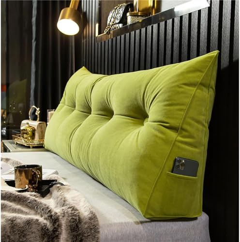 StüTzkissen RüCken Bett Lesekissen FüR Bett Und Sofa RüCkenkissen Sofa Groß Keilkissen Kopfteil Bett Abnehmbar Und Waschbar,06,80X50X20cm