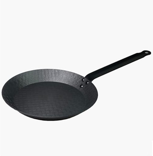 LIEROLYE Gusseisenpfanne, Rauchfreie Steakpfanne, Omelett-Frühstückspfanne, Bratpfanne, Antihaftpfanne, Unbeschichtete Bratpfanne, Durchmesser 20 cm, 24 cm, 28 cm Bratpfanne(24cm)