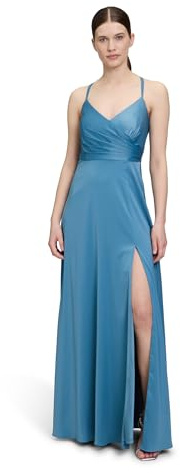 Vera Mont Damen Abendkleid mit V-Ausschnitt