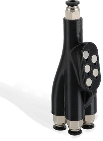 4 In 1 PTFE Adapter Für 3D Drucker, AMS Tubing Connector Kompatibel Mit Bambulab X1 P1P P1S, Magnetischer Schlauchverbinder, Zubehör Für 3D Drucker