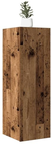 Mimdixy TV Tisch Fernsehunterschrank,TV-Schrank Altholz-Optik 30,5x30x90 cm Holzwerkstoff