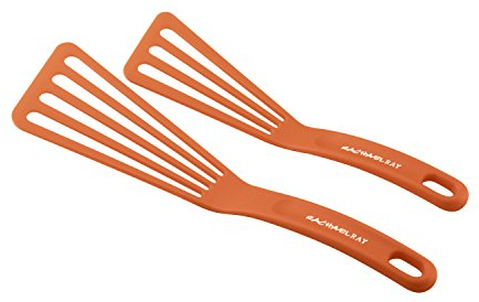 Rachael Ray 51211 Kitchen Tools and Gadgets Nylon Cooking Utensils/Spatula/Fish Turners, Orange