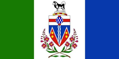 Yantec Yukon Territorium Flagge 90 * 150 cm