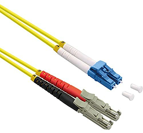 ROLINE LWL-Kabel duplex 9/125µm OS2, LSH APC / LC UPC, LSOH, gelb, 7,5 m
