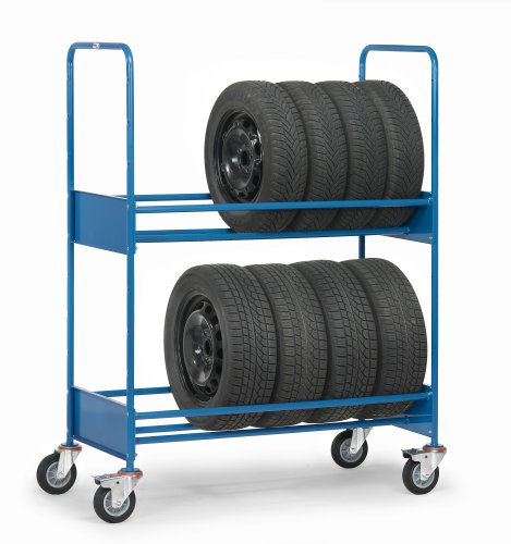 Fetra Transportgeräte mtet588 Wagen Transport für Reifen ohne Ladeschale, 500 kg, 1991 mm Länge x 671 mm Breite x 1670 mm Höhe