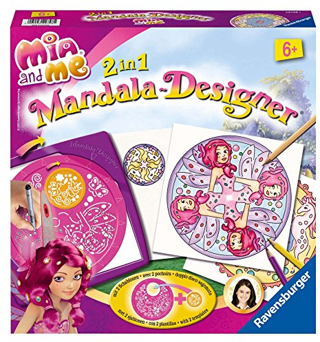 Ravensburger 29748-2-in-1 Mia and Me - Mandala-Designer