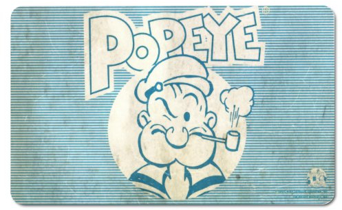 Logoshirt® Popeye I Portrait I Frühstücksbrettchen I Schneidebrett I 23x14cm I spülmaschinenfest & hitzebeständig I Lizenziertes Originaldesign