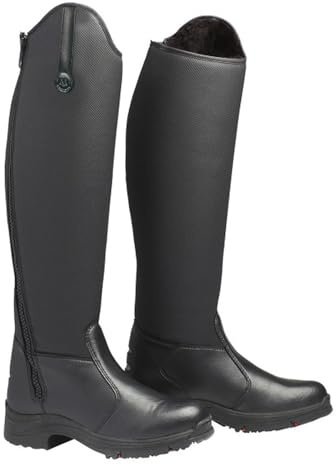 Mountain Horse Women's Active Winter Rider Regular Calf Equestrian Boot, Black, 8