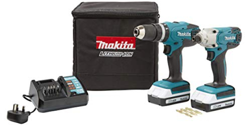 Makita DK18015X2 Cordless Hammer Drill and Impact Driver Combo Set