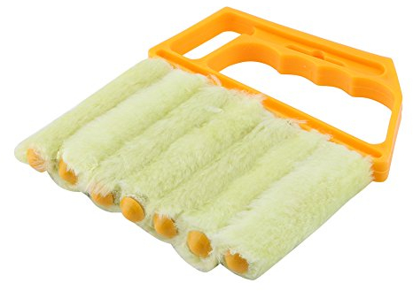 Fenster Jalousiereiniger, Conditioner Jalousie Duster Mini-Blind Fenster Staub Mikrofaser Sleeves Reiniger Brusher Waschbar Pinsel Tool Home Clean