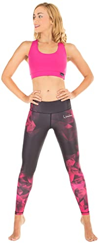 WINSHAPE Damen Functional Power Shape Tights Ael102 Aus Der Brilliance For Everyone-kollektion Mit Anti-rutsch-effekt Leggings, Rubin, XL EU