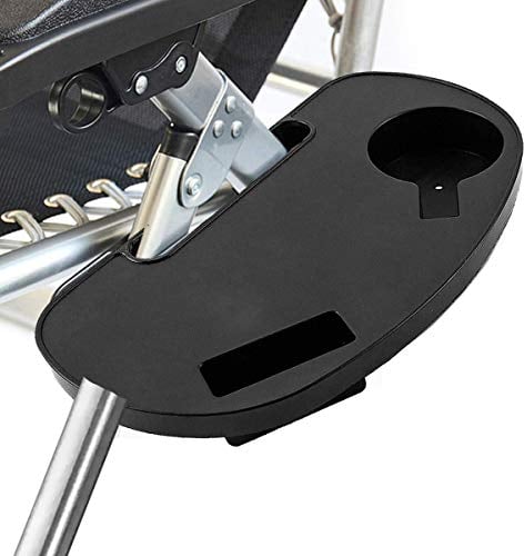 BoloShine Sedia Sdraio Vassoio Portabicchieri, Universale Tray con Slot da Dispositivo Mobile e Vassoio Snack per Spiaggia, Picnic, Giardino, Campeggio