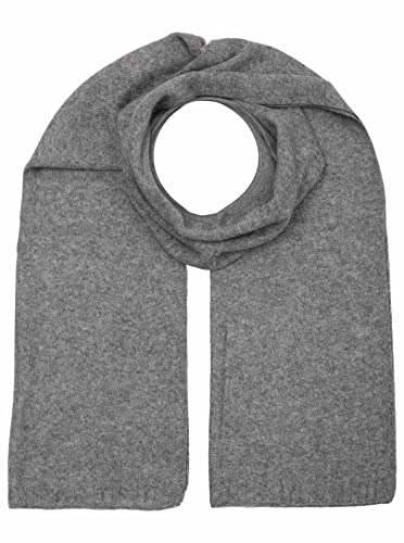 Zwillingsherz Schal aus 100% Kaschmir - Hochwertiger Strickschal Classic Uni Design Damen Frauen - XXL Hals-Tuch Damenschal Übergangsschal warm weich kuschelig - Strick-Waren Frühling Herbst Winter