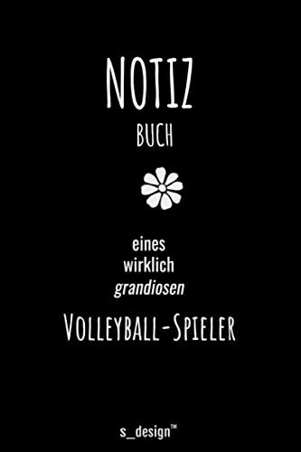 Notizbuch für Volleyball-Spieler / Volleyballer: Originelle Geschenk-Idee (120 Seiten liniertes blanko Papier)