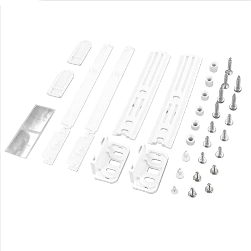 DL-pro Kit di cambio porta per Whirlpool Bauknecht Ignis 481231028208 - Kit di guida per porta a traino, frigorifero, congelatore, frigorifero e congelatore