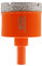 BGTEC Dry Diamond Core Drill Bit, 45mm Vacuum Brazed Hole Saw with Triangle Shank for Porcelain Tile Ceramic Granite Marble Masonry