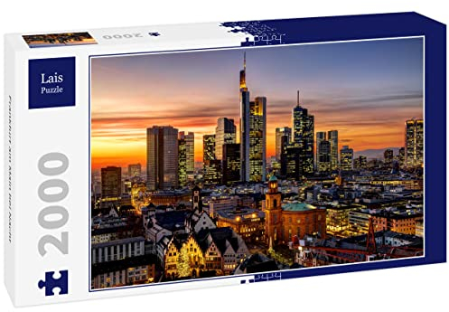Lais Puzzle Frankfurt am Main bei Nacht 2000 Teile