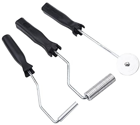 GFK-Walze, 3 STÜCKE Legierung Handauflegewerkzeuge Fiberglas-Blasenlaminier-Reinigungs- und EntschäUmungswalzen-Kit Paddelwerkzeug