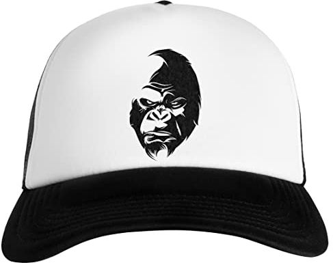 Wütender Gorilla Mad Silverback African Animal Jungle Unisex Baseball Snapback Kappe Cap
