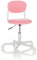 hjh OFFICE Kinderdrehstuhl KIDDY Base I Stoff, Kinder Schreibtischstuhl höhenverstellbar, Pink, 719239