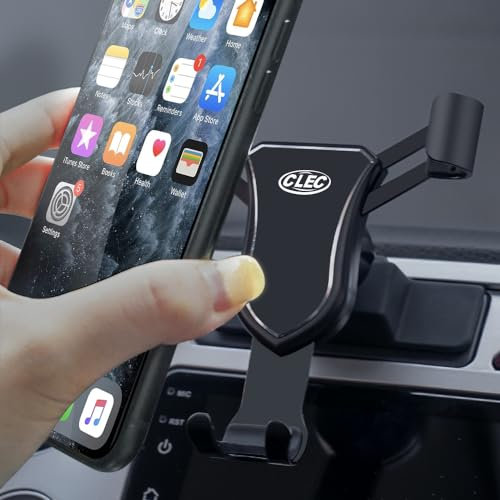 Beerte Support de téléphone de Voiture pour Volkswagen Tiguan 2008-2016, Polo 2015-2017, Golf Sportsvan 2014-2021 Support de téléphone de Voiture pour Smartphone 4-7 Pouces (Alliage Noir)