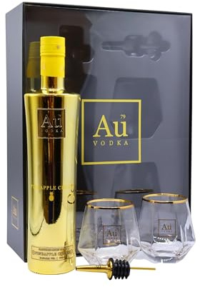 Au - Pineapple Crush Glass Pack - Vodka 70cl 35.2% ABV