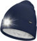 ATNKE LED Mütze mit Licht,Wiederaufladbare USB 4 LED Beleuchtete Laufmütze Extrem Heller Lampe Winter Warme Gefüttertes Fleece Stricken Mütze für Herren und Damen Geschenke/Light Navy Blue