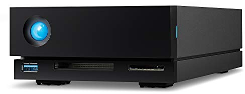 LaCie STHS24000800 - Disco duro externo (24 TB, USB, lector de tarjetas, PC y Mac, incluye 5 años de servicio de rescate)