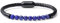 COAI Herren Leder Armband mit Naturstein Lapislazuli Perlen M