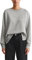 Marc OߴPolo Denim Damen Sweatshirt aus Bio-Baumwolle Basic, Grau (Stone Melange), M