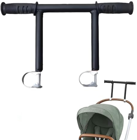 Griffverlängerung für Kinderwagen, Travel Extension Armlehne Verlängerter Schiebegriff Ersatz für Kinderwagen,Universelle Kinderwagen-Schiebegriff für Einfache Lnstallation