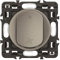 LEGRAND - Interrupteur Poussoir pour VMC - 6A - Commande Complète - Prêt à Installer à compléter avec une Plaque - Titanium