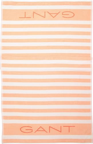 GANT Rugby BEACHTOWEL 100 x 180cm, Strandtuch, pfirsich