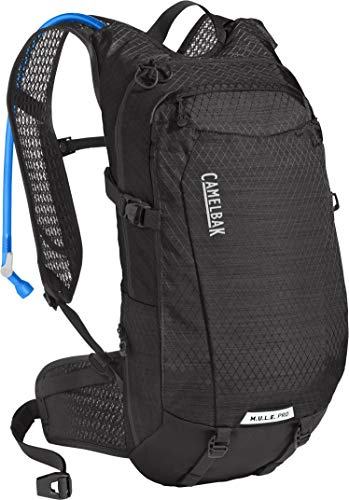 CamelBak M.U.L.E. Pro 14 Fahrrad-Trinkrucksack, 2,8 l, Body-Mapping-Technologie, Schwarz