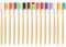 15 Pcs Brosses à Dents à Poils Souples en Bambou, Brosse à Dent de Voyage Écologique Brosse à Dents Naturel Biodégradable Forte Nettoyage pour Adultes Enfants de Voyage Bulk Toothbrush Multicolore