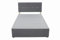 Panana Grey Divan Double Bed Linen Fabric Divan Bed Frame With/without Headboard Storage Drawers (with Crystals Headboard, No Drawer, 4FT Small Double)