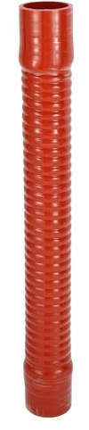 X AUTOHAUX 1 pezzo 51mm 2,01 ID 500mm 19,69 Lunghezza 0° Tubo in silicone filettato rosso per raffreddamento auto universale