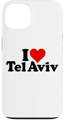 ICH LIEBE HERZ TEL AVIV Hülle für iPhone 13