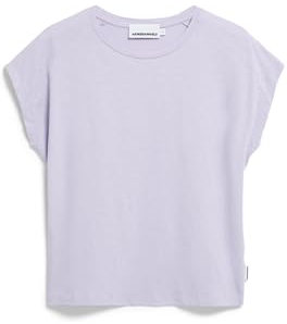 ARMEDANGELS Damen T-Shirt aus Bio-Baumwolle ONELIAA Loose Fit Soft Lilac