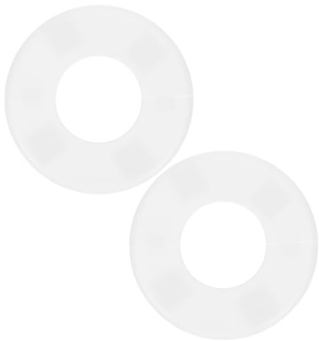 POPETPOP 2 Cubiertas para Orificios De Escalera De Piscina: Placas Base para Pasamanos, Collar para Tubería De Pared, Mejora La Estética De La Piscina Y Cubre Tuberías De Agua.