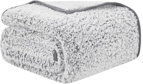 EMME Kuscheldecke 230x270 Fleece Weich Warm Flauschig Grau Tagesdecke | OEKO-TEX Zertifiziert Mit 3D-Touch-Erlebnis Als Überwurfdecke Couchdecke Sofadecke Wohndecke Für Erwachsene Ganzjährig