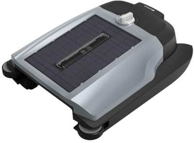 Betta Flex Solarbetriebener Pool-Skimmer Roboter - Kabellos mit Dual-Reinigungsmodi, Soft-Touch-Poolschutz Kompatibel mit Infinity Edge, In-Ground & Above-Ground Pools (Grau)