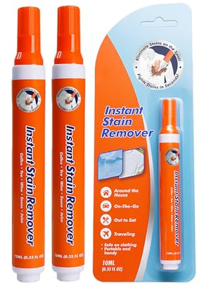 Clothes Stain Remover Pen,Instant Stain Remover for Clothes,Stain Removers Pen,Quick Effect and Drying,Travel & Pocket Size