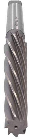 1:50 Spiral-HSS-Reibahle, 8-schneidiges Reami mit konischem Schaft, Schnellstahl-Reibahle für und manuelles Pressen, Länge 190 mm, Schaftdurchmesser 25 mm