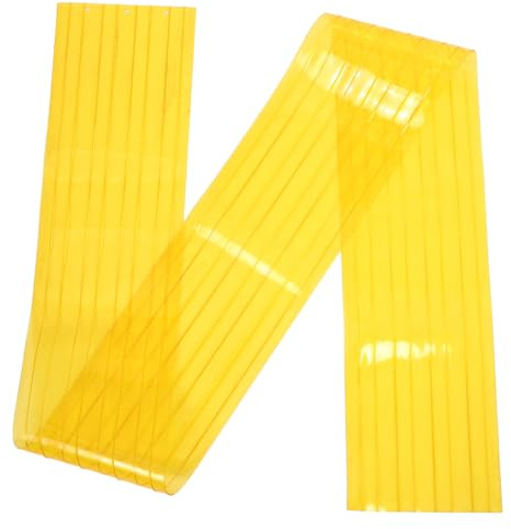 Toyvian PVC Türvorhang für Hundehütte Isolierende Haustiertürklappe Winddicht Transparent Wetterfeste Ersatzklappe für Außenzwinger