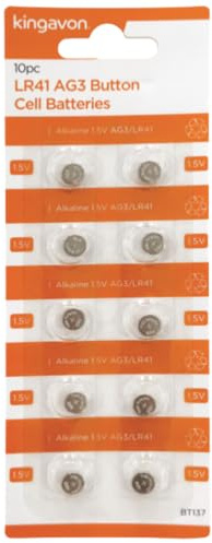 10 batterie a bottone LR41 AG3