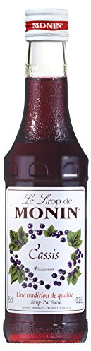 MONIN Sirop de Cassis pour Vin, Cocktail, Limonade et Eau Plate - Arômes Naturels - 25cl
